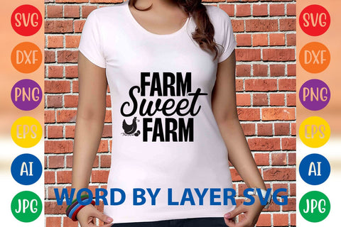 Farm Sweet Farm SVG DESIGN SVG Rafiqul20606 