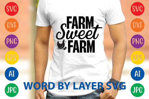 Farm Sweet Farm SVG DESIGN SVG Rafiqul20606 