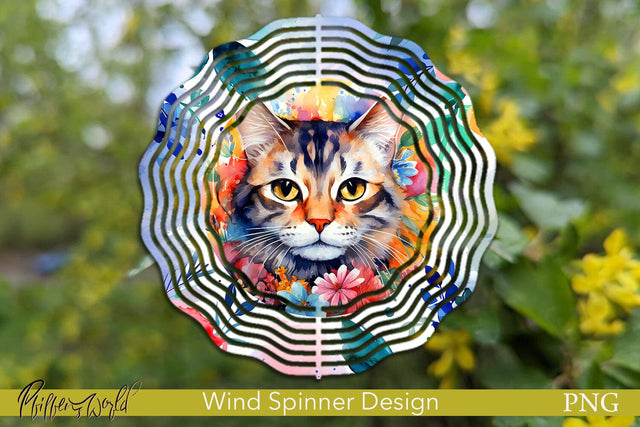 Farm Wind Spinner | Cat Lover Design Sublimation Pfiffen's World 