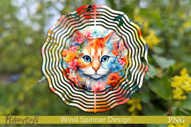 Farm Wind Spinner | Cat Sublimation Pfiffen's World 