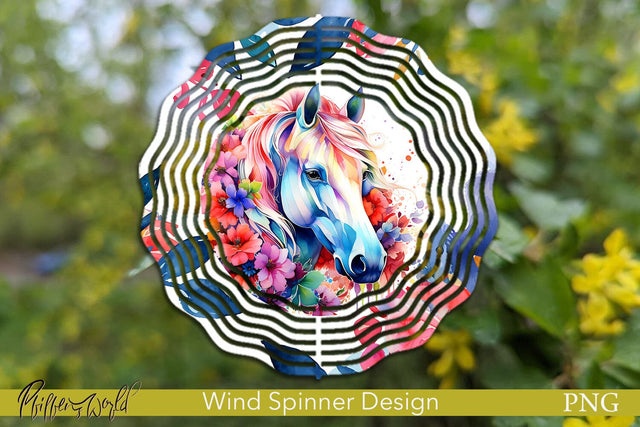 Farm Wind Spinner | Horse Sublimation Pfiffen's World 