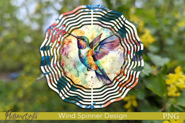 Farm Wind Spinner | Hummingbird PNG Sublimation Pfiffen's World 