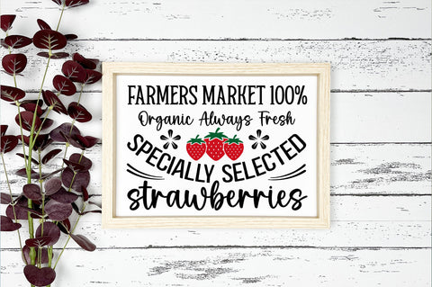 Farmers market 100 organic svg design SVG Regulrcrative 
