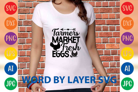 Farmers Market Fresh Eggs SVG DESIGN SVG Rafiqul20606 