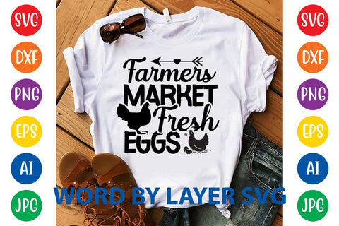 Farmers Market Fresh Eggs SVG DESIGN SVG Rafiqul20606 