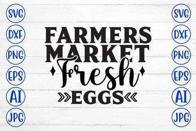 Farmers Market Fresh Eggs SVG Design SVG Syaman 