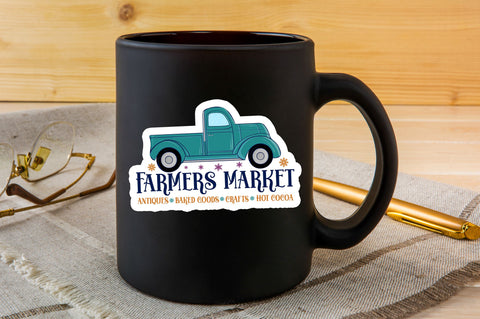 Farmers market Sticker Design Sublimation Regulrcrative 