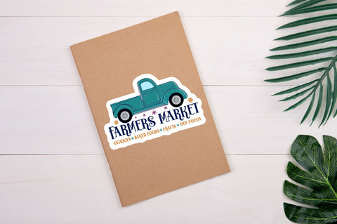 Farmers market Sticker Design Sublimation Regulrcrative 