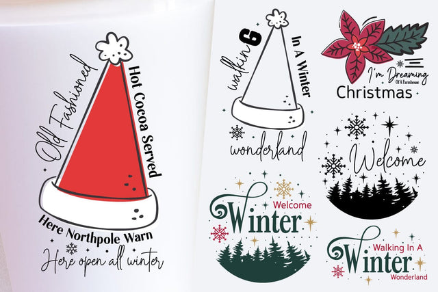 Farmhouse Christmas Svg Bundle ,Best Seller,SVGs,Quotes and Sayings,Food & Drink,On Sale, Print & Cut SVG designmaster24 