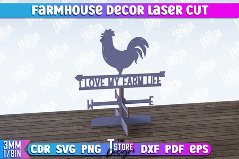 Farmhouse Decor Bundle | Decorative Sign | Farmhouse Design | CNC Files SVG The T Store Design 