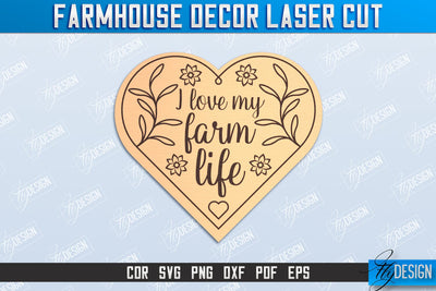 Farmhouse Decor | Decorative Sign | Farmhouse Signboard | CNC File SVG Fly Design 