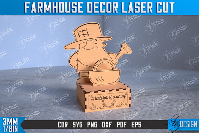 Farmhouse Decor | Decorative Sign | Farmhouse Stand | CNC File SVG Fly Design 