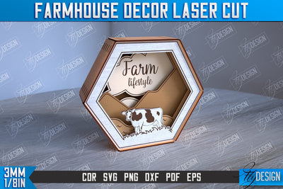 Farmhouse Decor | Decorative Sign | Farmhouse Stand | CNC File SVG Fly Design 
