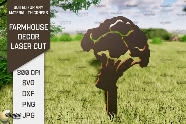 Farmhouse Decor Laser Cut. Garden Stake SVG SVG Evgenyia Guschina 