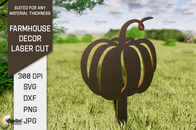 Farmhouse Decor Laser Cut. Garden Stake SVG SVG Evgenyia Guschina 
