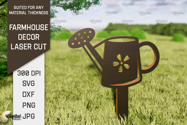 Farmhouse Decor Laser Cut. Garden Stake SVG SVG Evgenyia Guschina 