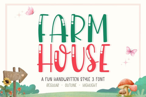 Farmhouse - Display Font Font AnningArts Design 