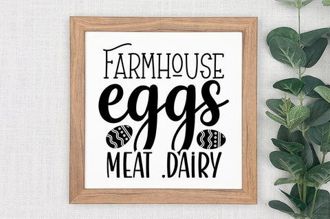 Farmhouse eggs meat dairy SVG Design SVG Designangry 