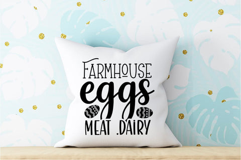 Farmhouse eggs meat dairy SVG Design SVG Designangry 