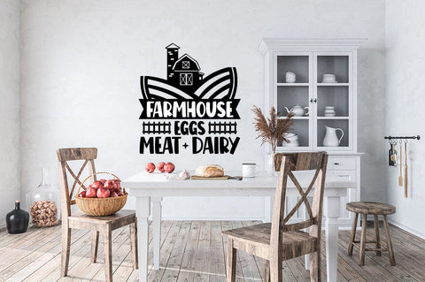 Farmhouse eggs meat dairy SVG Design SVG Designangry 