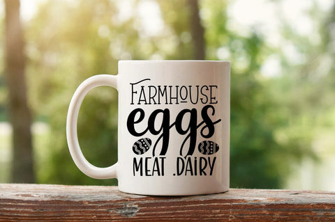 Farmhouse eggs meat dairy SVG Design SVG Designangry 