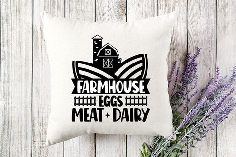 Farmhouse eggs meat dairy SVG Design SVG Designangry 