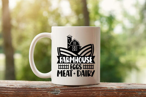 Farmhouse eggs meat dairy SVG Design SVG Designangry 