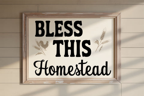 Farmhouse Font Bundle – Rustic Serif Script Vintage Country Duo Font TonisArtStudio 