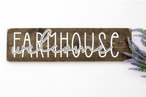 Farmhouse Font Chamsae Studio 