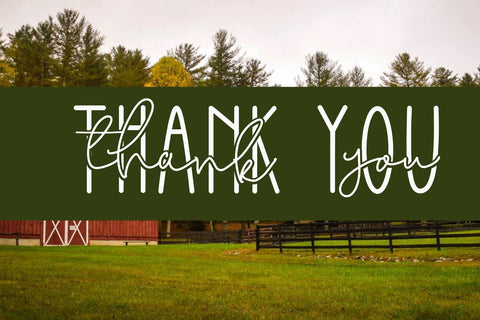 Farmhouse Font Chamsae Studio 