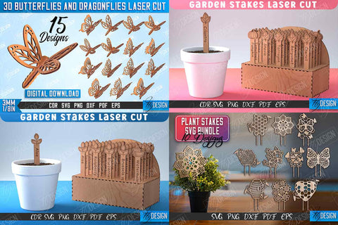 Farmhouse & Garden Mega Bundle Laser Cut, Best Seller, Laser Cut Farmhouse Sign, Garden Laser Cut SVG Fly Design 