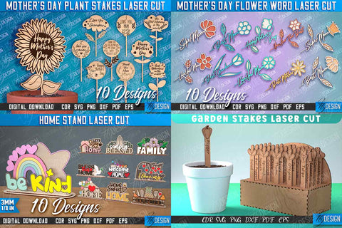 Farmhouse & Garden Mega Bundle Laser Cut, Best Seller, Laser Cut Farmhouse Sign, Garden Laser Cut SVG Fly Design 