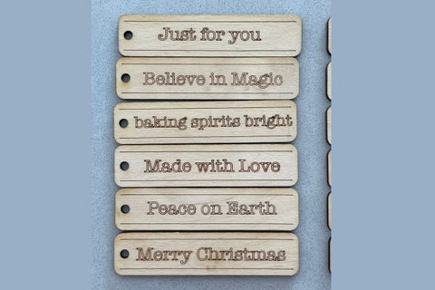 Farmhouse Gift Tag Laser SVG File SVG Crafting With Brenna 