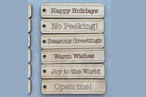 Farmhouse Gift Tag Laser SVG File SVG Crafting With Brenna 