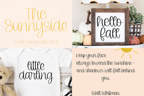 Farmhouse Handwritten Font Bundle for Cricut, Cute Cursive Handwriting Font Designing Digitals 