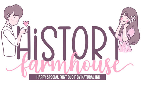 Farmhouse history Font Studio Natural Ink 