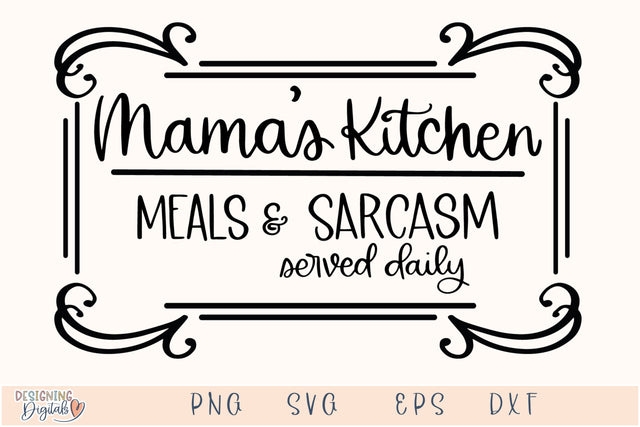 Farmhouse Kitchen Decor SVG, Kitchen SVG for DIY Mothers Day Gift, Farmhouse svg, Funny Kitchen svg SVG Designing Digitals 