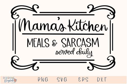 Farmhouse Kitchen Decor SVG, Kitchen SVG for DIY Mothers Day Gift, Farmhouse svg, Funny Kitchen svg SVG Designing Digitals 