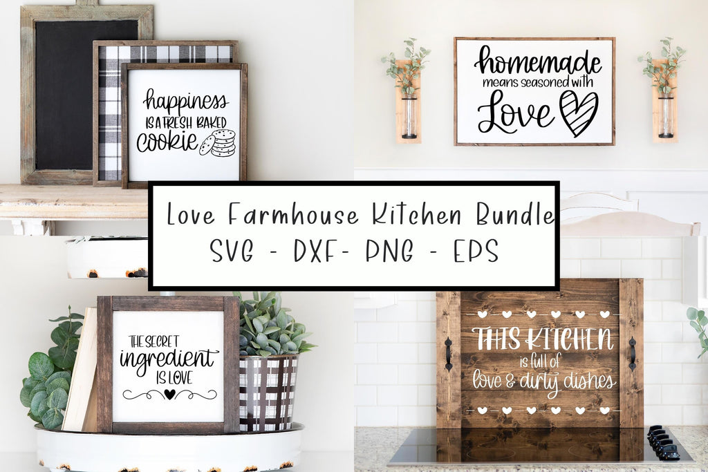 Farmhouse Kitchen Mini SVG Bundle - So Fontsy