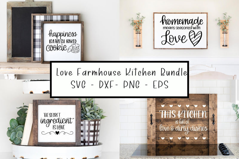 Farmhouse Kitchen Mini SVG Bundle SVG So Fontsy Design Shop 