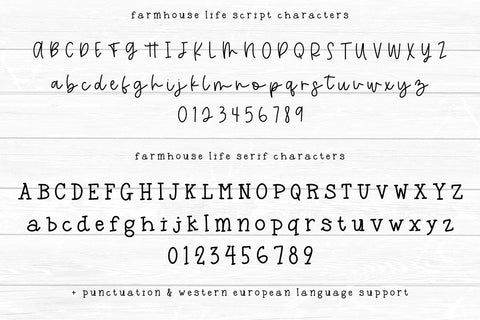 Farmhouse Life Duo Font Beck McCormick 