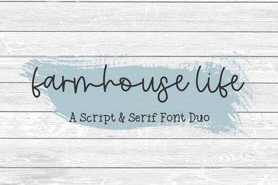 Farmhouse Life Duo Font Beck McCormick 