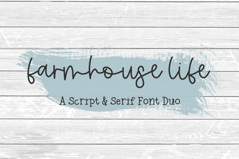 Farmhouse Life Duo Font Beck McCormick 