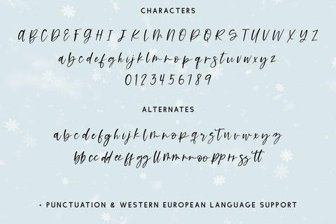 Farmhouse Nativity Script Font Beck McCormick 
