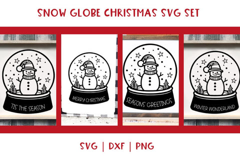 Farmhouse Snow Globe Mini Design Bundle SVG So Fontsy Design Shop 