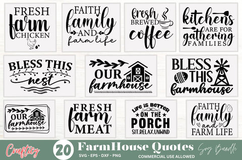 Farmhouse SVG Bundle SVG Designangry 