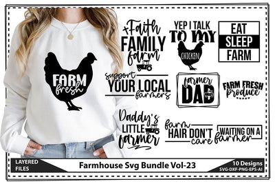Farmhouse Svg Bundle Vol-23 SVG shah alam 