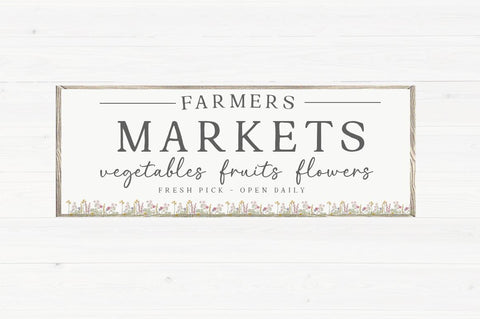 Farmhouse Wildflower Font Manjali_Studio 