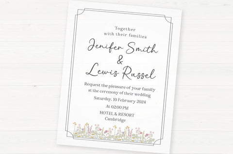 Farmhouse Wildflower Font Manjali_Studio 