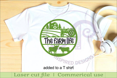 Farming name sign design for laser cutting SVG APInspireddesigns 